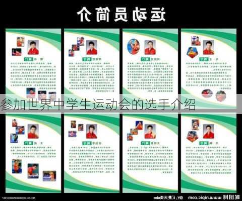 参加世界中学生运动会的选手介绍