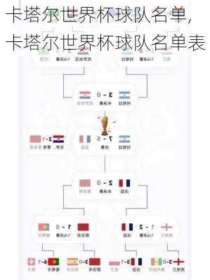 卡塔尔世界杯球队名单,卡塔尔世界杯球队名单表