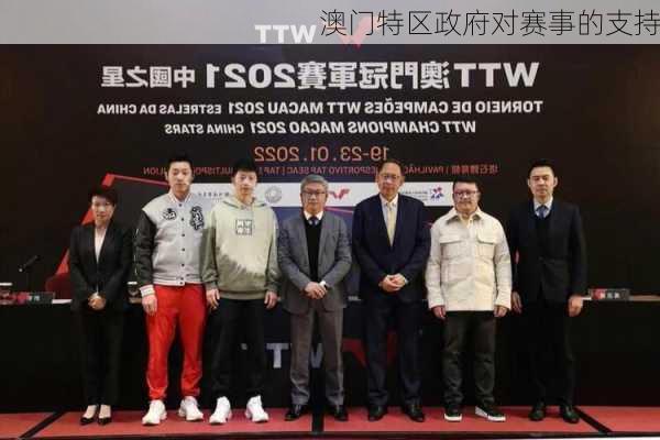 澳门特区政府对赛事的支持