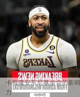 卡梅隆安东尼基金会的影响力