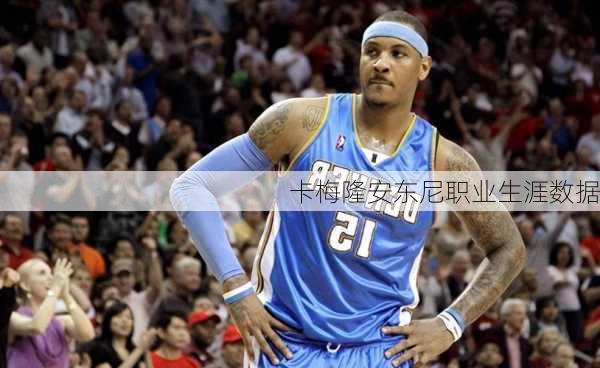 卡梅隆安东尼职业生涯数据