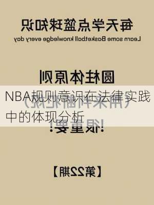 NBA规则意识在法律实践中的体现分析