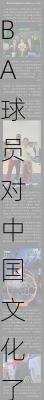 NBA球员对中国文化了解