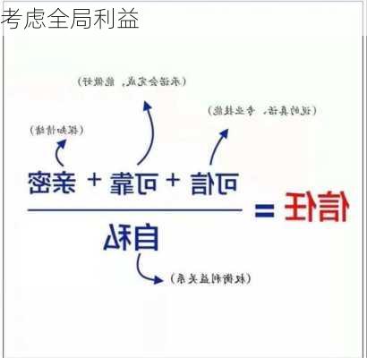 考虑全局利益