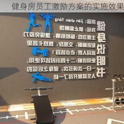 健身房员工激励方案的实施效果