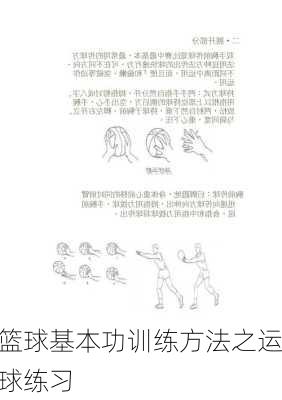 篮球基本功训练方法之运球练习