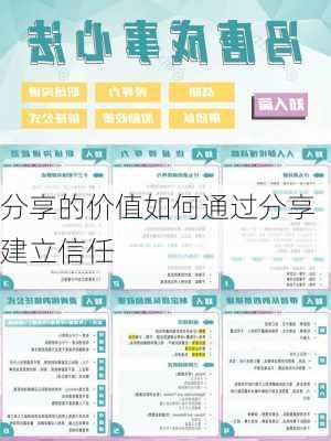 分享的价值如何通过分享建立信任