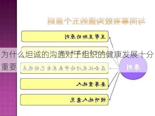 为什么坦诚的沟通对于组织的健康发展十分重要