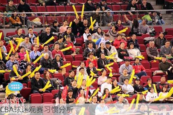 CBA球迷观赛习惯分析