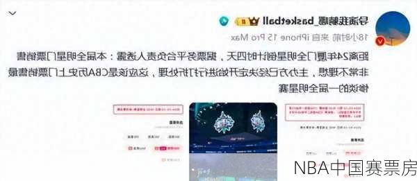 NBA中国赛票房