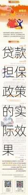 贷款担保政策的实际效果
