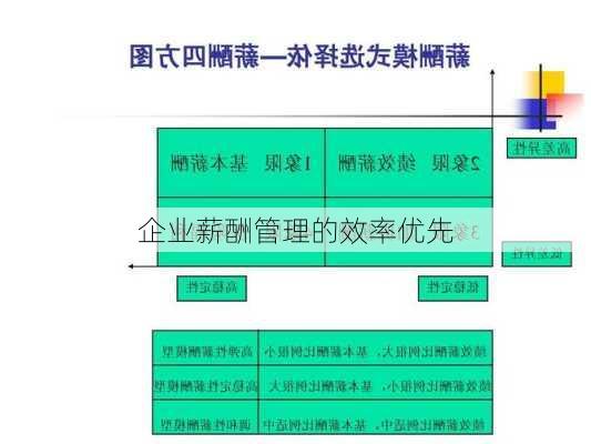 企业薪酬管理的效率优先