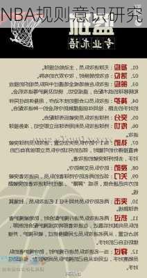 NBA规则意识研究