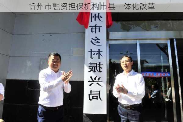 忻州市融资担保机构市县一体化改革