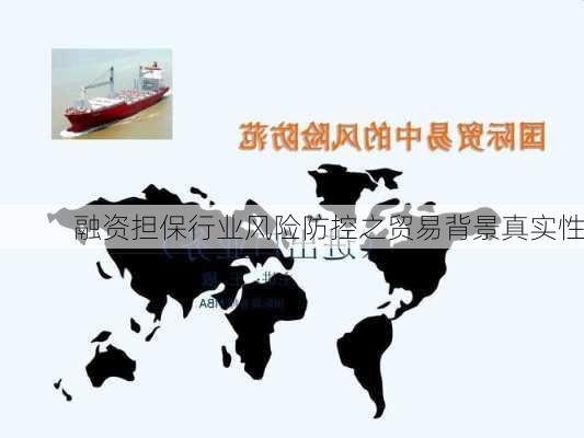 融资担保行业风险防控之贸易背景真实性