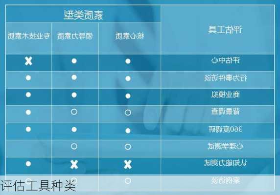 评估工具种类