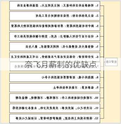 奈飞月薪制的优缺点