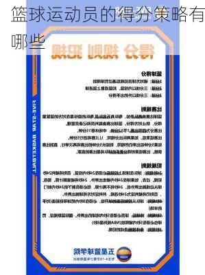 篮球运动员的得分策略有哪些