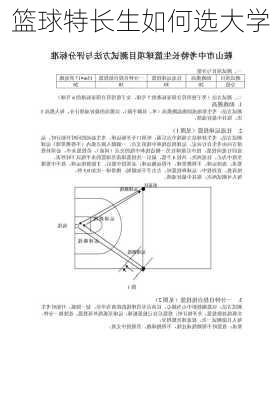 篮球特长生如何选大学