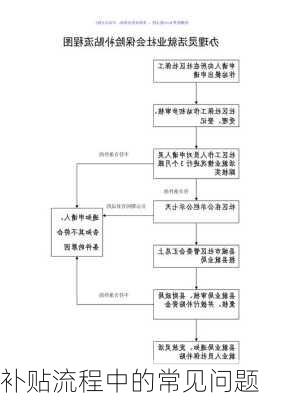 补贴流程中的常见问题