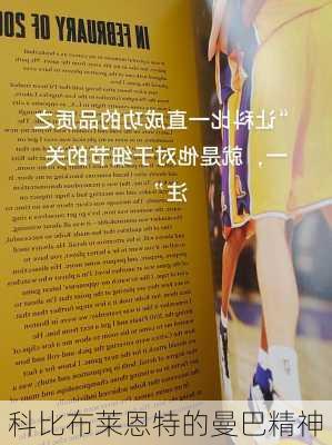 科比布莱恩特的曼巴精神