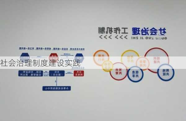 社会治理制度建设实践