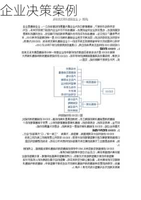 企业决策案例