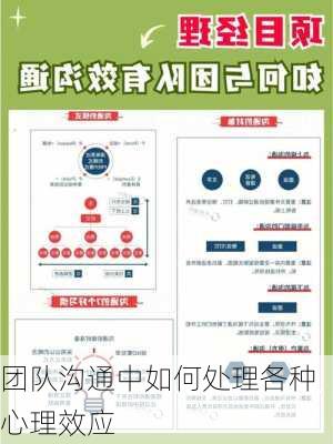 团队沟通中如何处理各种心理效应