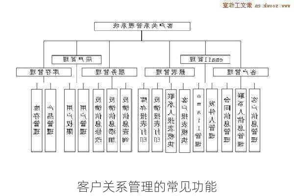客户关系管理的常见功能
