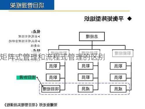 矩阵式管理和流程式管理的区别