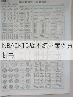 NBA2K15战术练习案例分析书