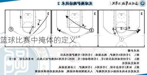 篮球比赛中掩体的定义