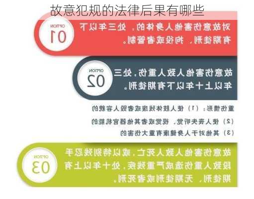 故意犯规的法律后果有哪些