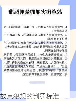 故意犯规的判罚标准