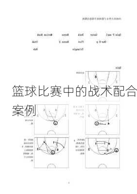 篮球比赛中的战术配合案例