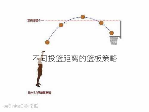 不同投篮距离的篮板策略