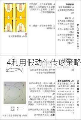 4利用假动作传球策略