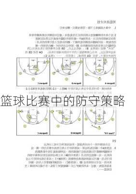 篮球比赛中的防守策略