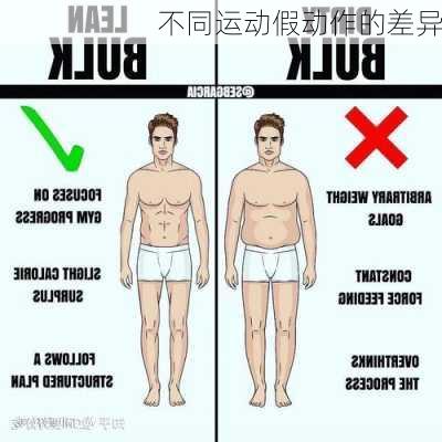 不同运动假动作的差异