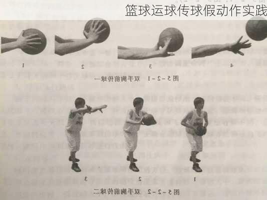 篮球运球传球假动作实践