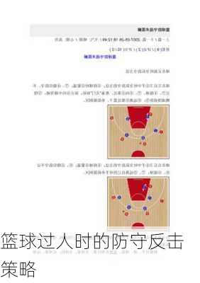 篮球过人时的防守反击策略