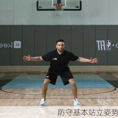 防守基本站立姿势