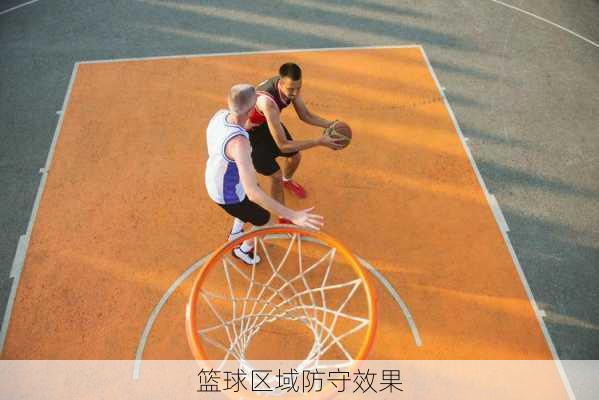 篮球区域防守效果