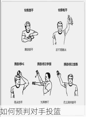 如何预判对手投篮