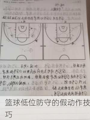 篮球低位防守的假动作技巧