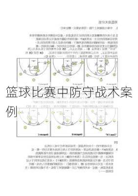 篮球比赛中防守战术案例
