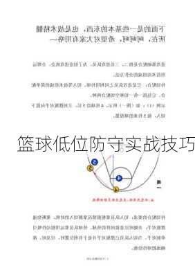 篮球低位防守实战技巧