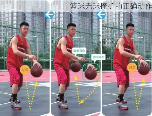 篮球无球掩护的正确动作