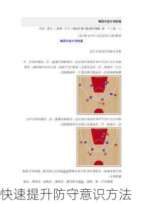 快速提升防守意识方法