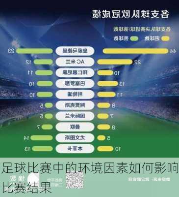 足球比赛中的环境因素如何影响比赛结果
